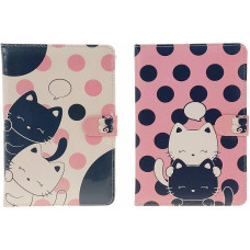 Märkmik „Kassid”, roosa/must (620315)