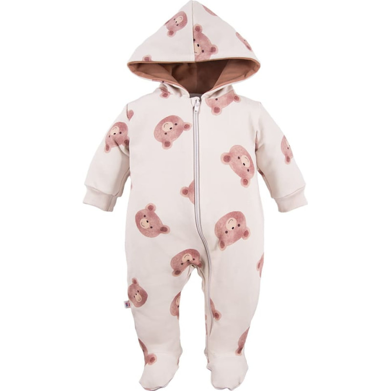Ubranka EWA 944362 Kombinezon przejściowy C&B dres kaptur ecru 68