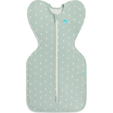 Love To Dream SWADDLE UP STRETCH COTTON OLIVE MOON NB