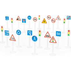 Polesie Road sign set 24 pcs. 16 cm