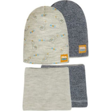 Minikid Cepure divpusējā +snūds COOL DINO 50/52 cm (46-477)