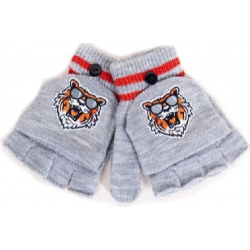 Yo Baby Cimdiņi 5P ar "kapucīti" MITTENS R-127 grey (14)