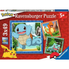Ravensburger Puzzle 3x49 pcs Pok&eacute;mon