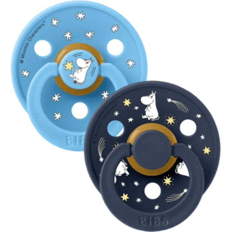 Bibs x Moomin &ndash; Colour Round Good Night - Breeze Mix 0-6m 2pcs