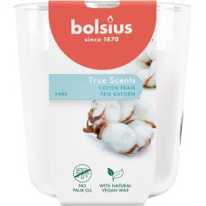 Bolsius Svece arom. stikla gl. True Scents &Oslash;97x85mm fresh cotton