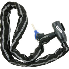 Bottari Lock "PREMIUM SECURITY", &Oslash;5x1000mm, black with reflector