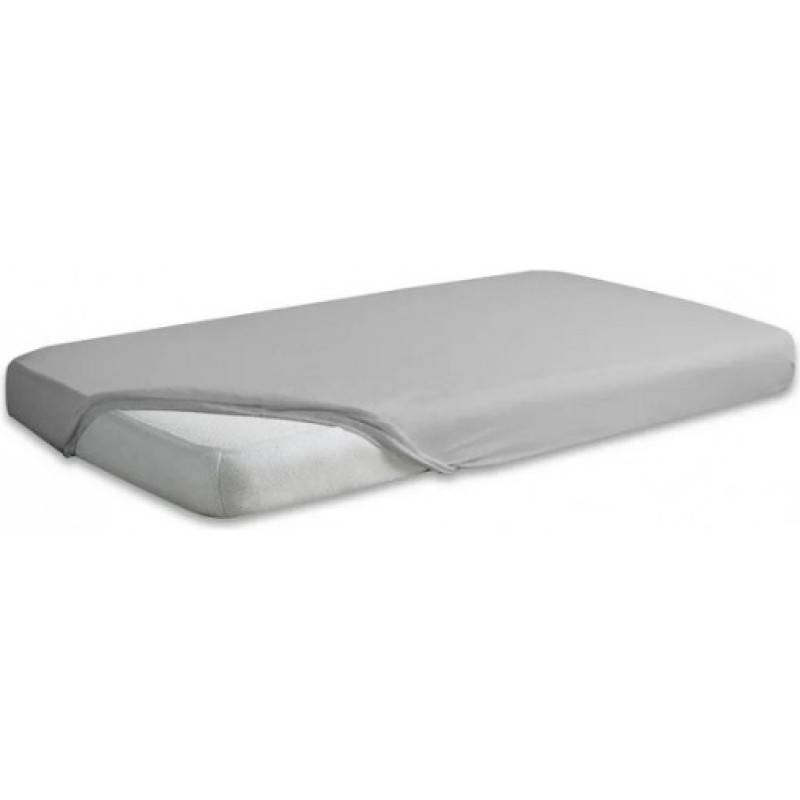 Miniania Palags jersī ar gumiju 140x70 cm GREY (1310)