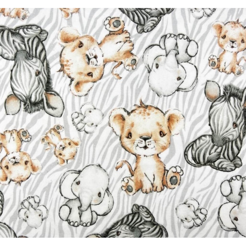 Atk Kieczmerscy Autiņ&scaron; flaneļa ar vaskadrānu SAFARI 50x70 cm (4227)