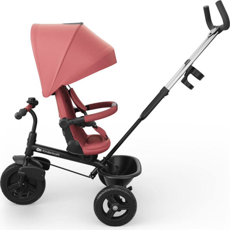 Kinderkraft kolmerattaline jalgratas ASTON 2 PLUS Pink