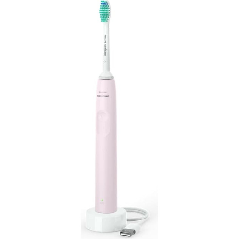 Philips 2100 Sonic elektriskā zobu birste,  gai&scaron;i rozā - HX3651/11