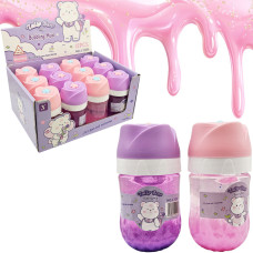 MASA MAGICZNA SLIME BROKATOWA RÓŻA