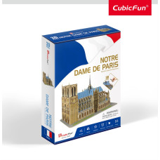 Cubic Fun CUBICFUN 3D dėlionė &bdquo;Paryžiaus Dievo Motinos katedra&ldquo;