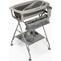 Twistshake Luxury Bath Kit - kokkupandav beebivann vannialusega v2, Faded Grey 79263