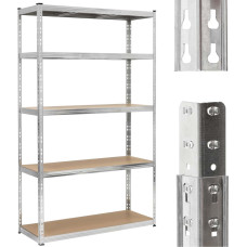Springos Riiul 205 x 120 x 45 cm, 5 riiulit HA5280