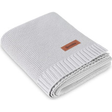 Sensillo BLANKET ELVA 80X100 LIGHT GREY