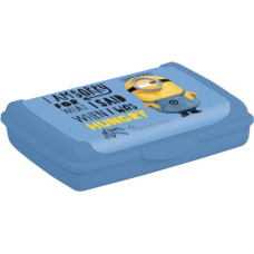 Keeeper Pārtikas uzglabā&scaron;anas trauks deco-click-box mini 0,5L Carla  "Minions Hungry" 17x13x3,5cm gai&scaron;i zils