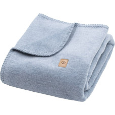 Cotton blanket Oslo 100x150cm baby blue