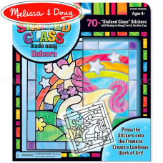 Melissa & Doug Melissa&Doug Stained Glass Unicorn Art.19299 Rokdarbu komplekts