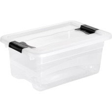 Keeeper Kaste ar vāku crystalbox Cornelia 29,5x19,5x12,5cm 4L caurspīdīga