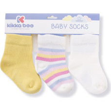 Baby socks Stripes Yellow 6-12m