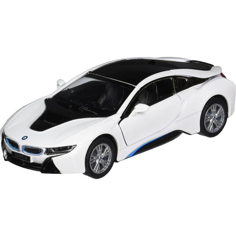 Kinsmart mänguauto, BMW i8, valge