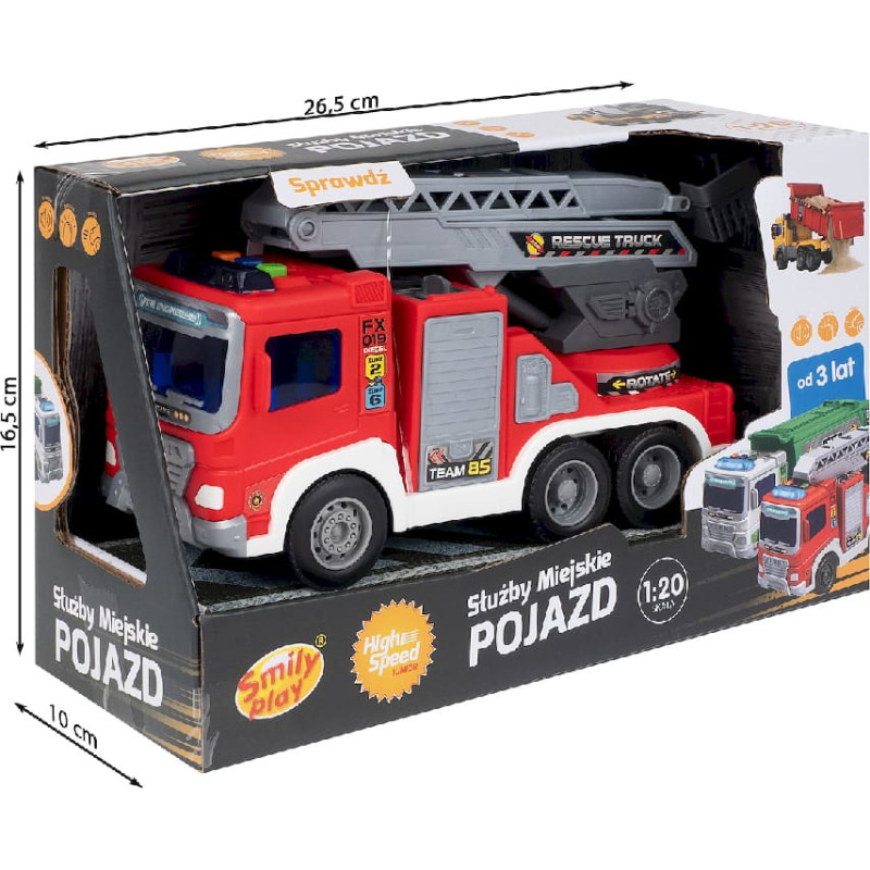 Smily Play SP85154 Pojazd Służb Miejskich Straż Pożarna