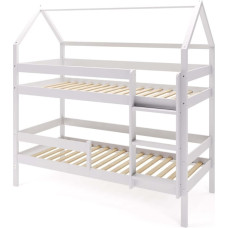 Yappy Kids YappyEden house bunk bed 200-90cm, lightgrey