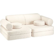 Wigiwama Cream White Settee Diivan