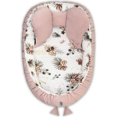 Belisima Baby Cocoon - P02-0737 - VELVET - NIGHT GARDEN - DIRTY PINK