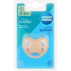 Canpol BABIES lateksist ümmargune lutt NUDE, 0-6m,  23/223_cre