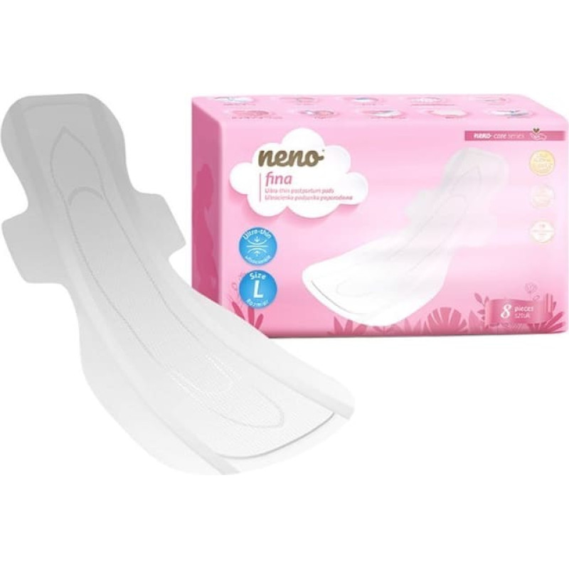 Neno 6234 FINA üliõhukesed sünnitusjärgsed sidemed L, 8 tk.