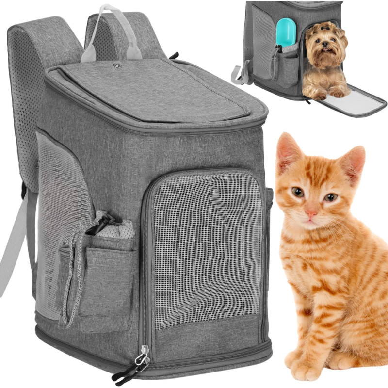 Springos Lemmikloomade transpordiseljakott koertele ja kassidele Springos PA0232 39 x 28 x 27 cm hall