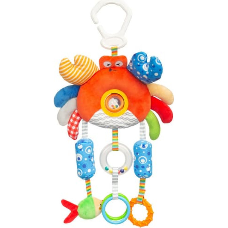 Sensillo COLORFUL TRAVEL TOY CRAB