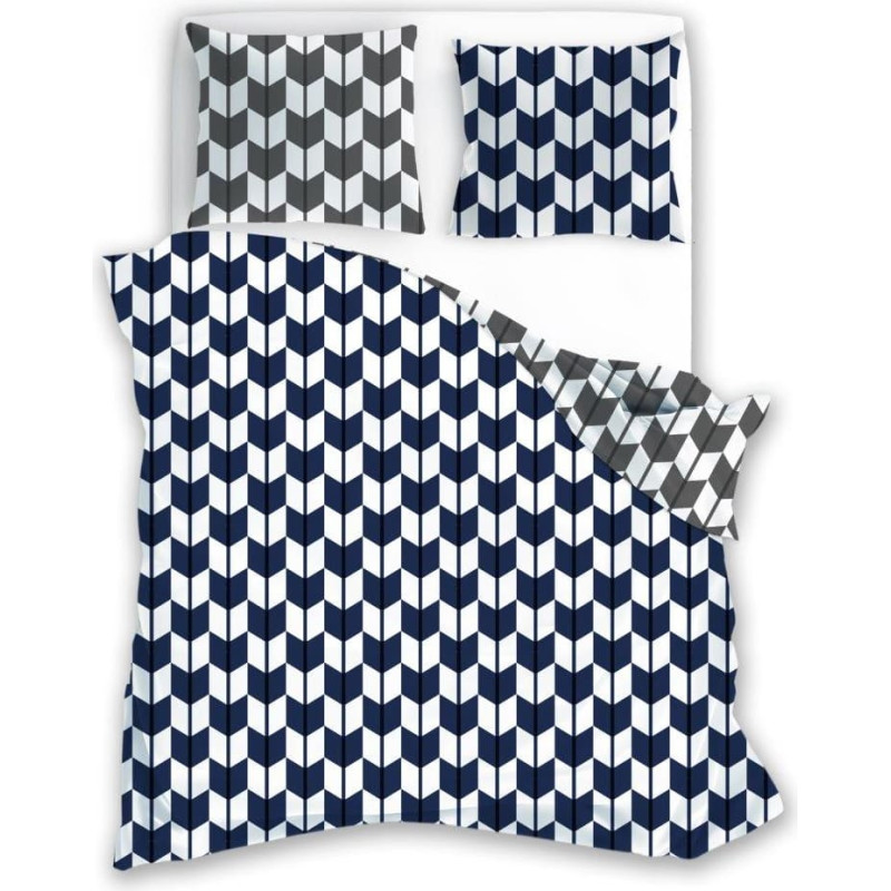 POŚCIEL KPL.160X200+2x70X80 PURE COTTON 007  BAW.