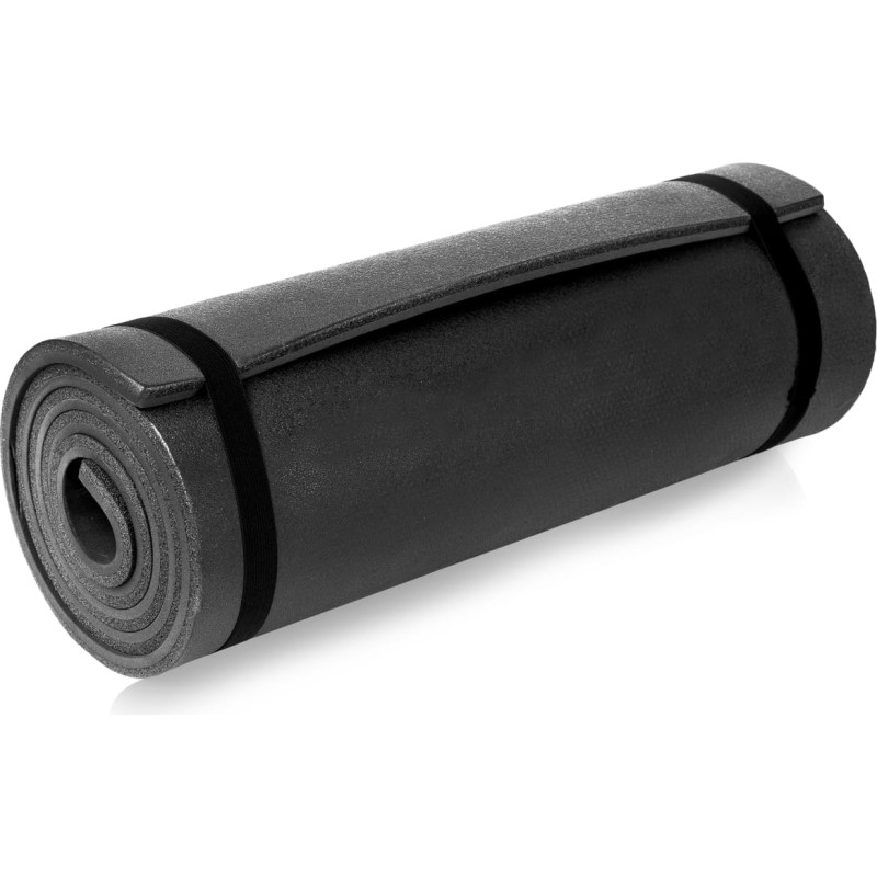 Spokey CAMPINOS – must kahekihiline matkamatt 180×50×1 cm, suurendatud mehaanilise vastupidavusega