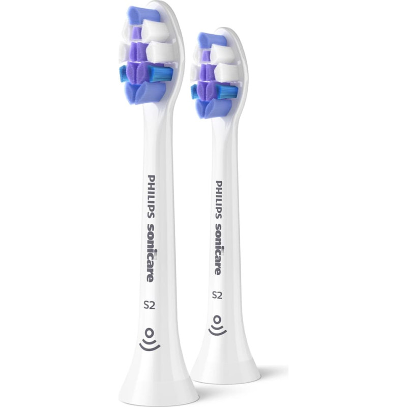 Philips Sonicare Sensitive Standarta Sonic zobu birstes uzgalis, 2gab, balts - HX6052/87