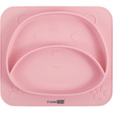 FreeOn taldrik silikoonist, roosa