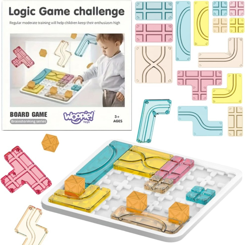 Woopie Gra Planszowa Logiczna Kreatywna Układanka Przestrzenna