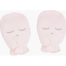 Livly Clothing Cimdi jaundzimu&scaron;ajiem Livly "pink/grey", one size