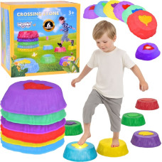 Woopie Kamienie Balansujące Świecące Sensoryczne Trening R&oacute;wnowagi 6 szt