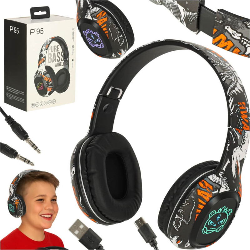 Bluetooth juhtmevabad kõrvaklapid "Gaming Sport", mustad