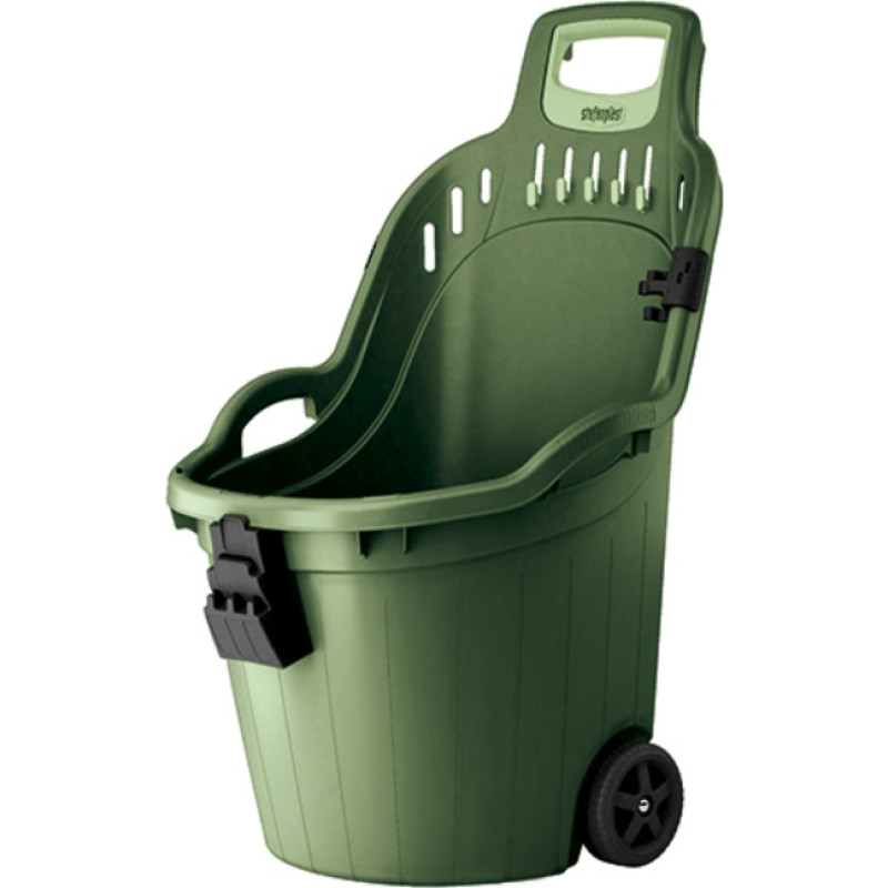Stefanplast Ķerra Helpy Cart 50L 59,5x53x88,5cm zaļa