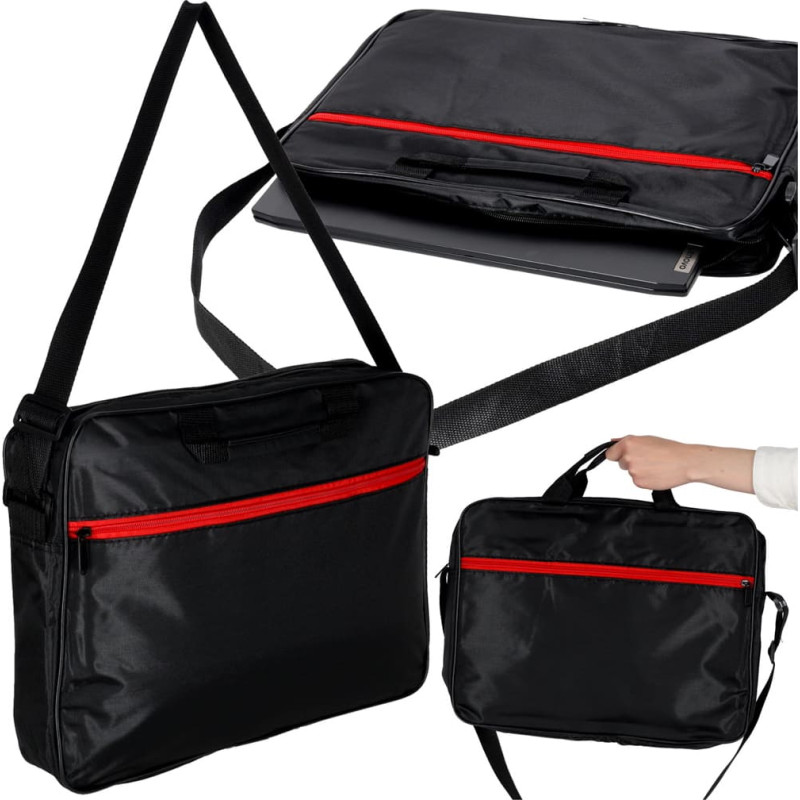 15,6-tolline sülearvutikott rihmaga, must ümbris naistele ja meestele