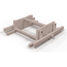 Ingvart ristisuunaline kiikumismehhanism Smart ümarale/ovaalsele voodile Cappuccino