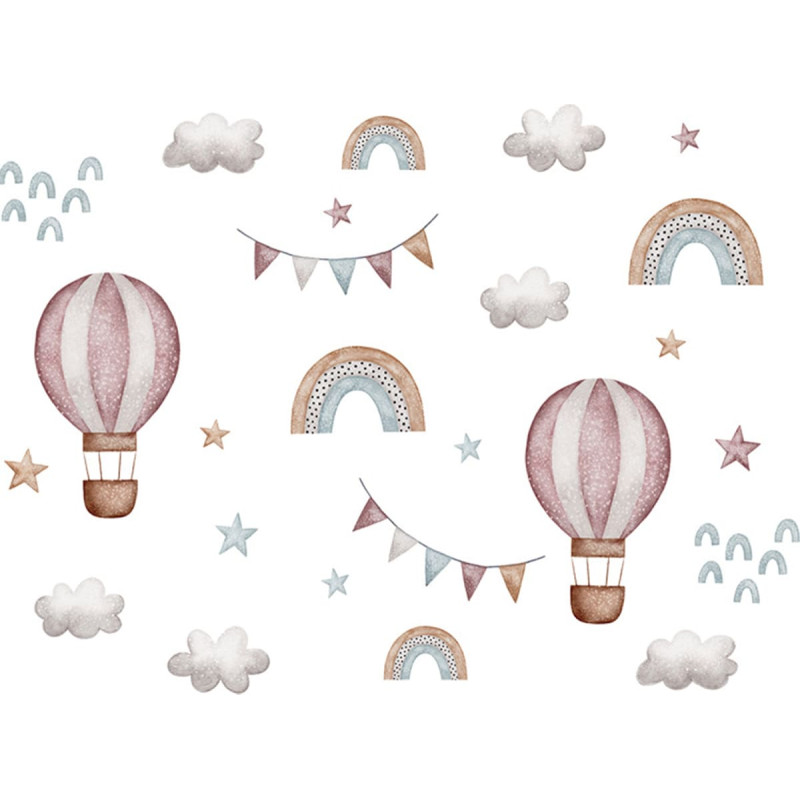 SIPO wall stickers baloons 86x64cm WS63040