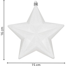 Springos Jõulukaunistus täht, Springos CA1382, 15 cm