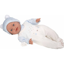 Arias beebinukk heliefektiga, sinised riided, 42 cm