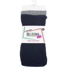 Bellissima Children tights B451 mel.grey/d.blue 110/116 2 pairs