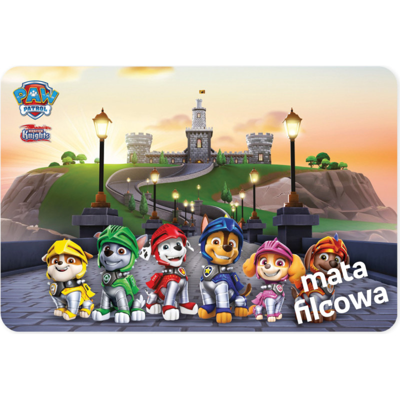 Nickelodeon Dywany CARPET GRIP PAW PATROL CASTLE 100X150