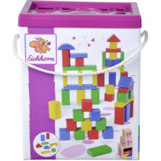 Eichhorn Colorful wooden blocks, 50 pcs